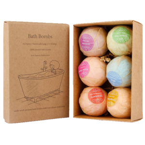 Kraft Bath Bomb Boxes