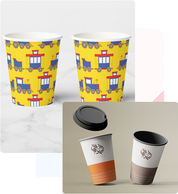 Custom Paper Cups, Custom-Printed Paper Cups