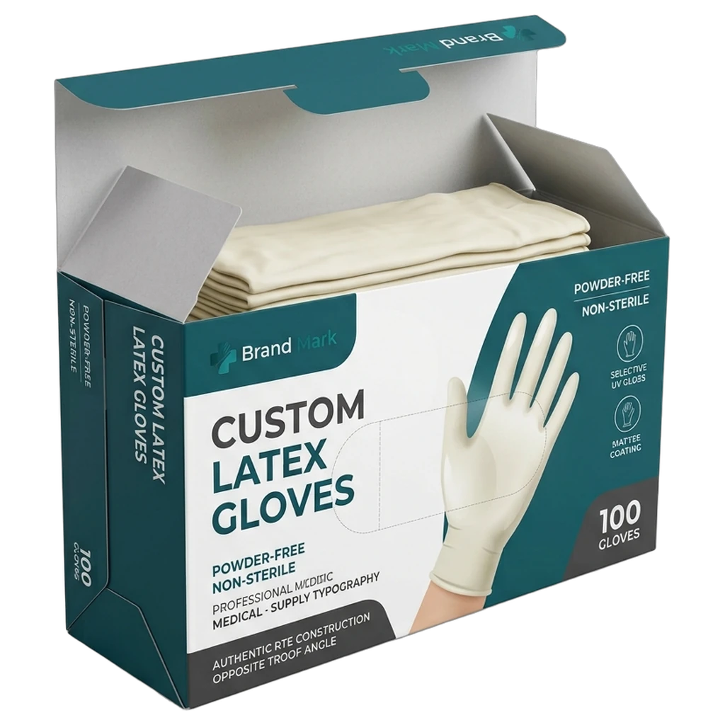 Custom Latex Gloves Boxes