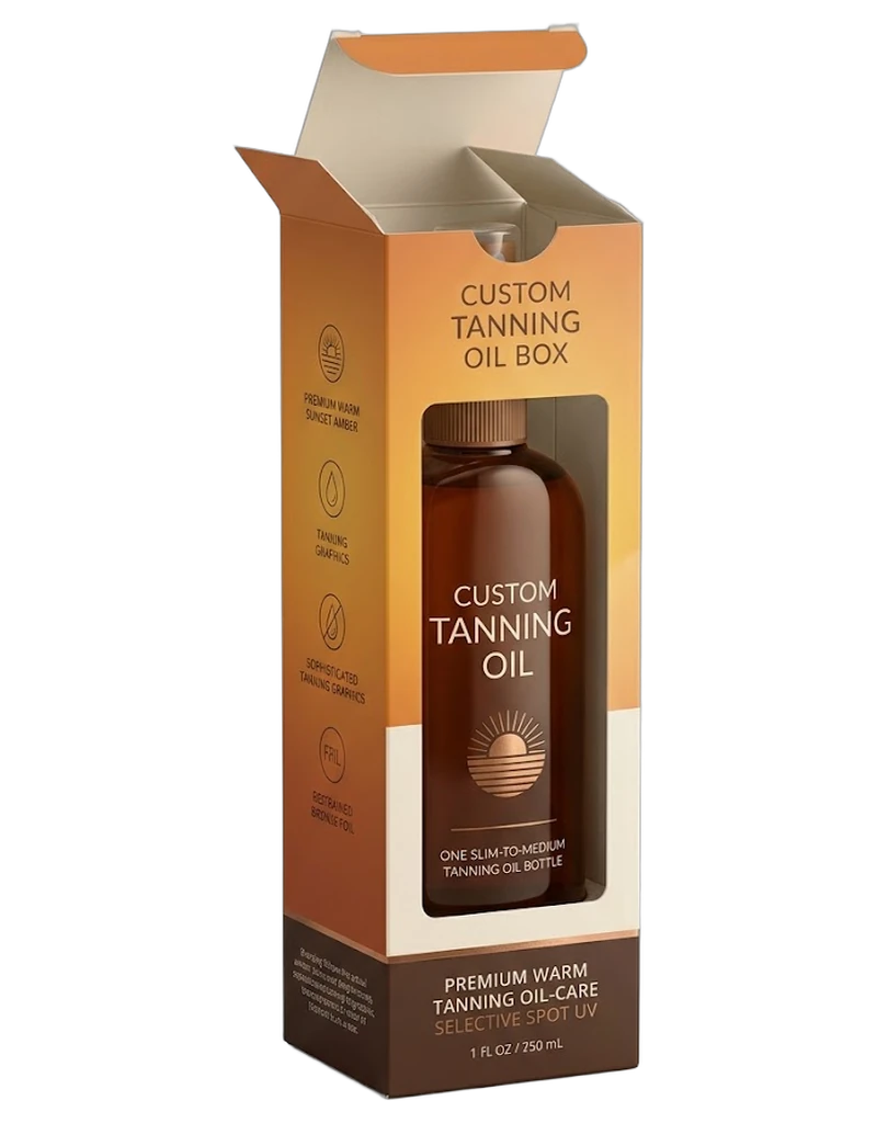 Tanning Oil Boxes