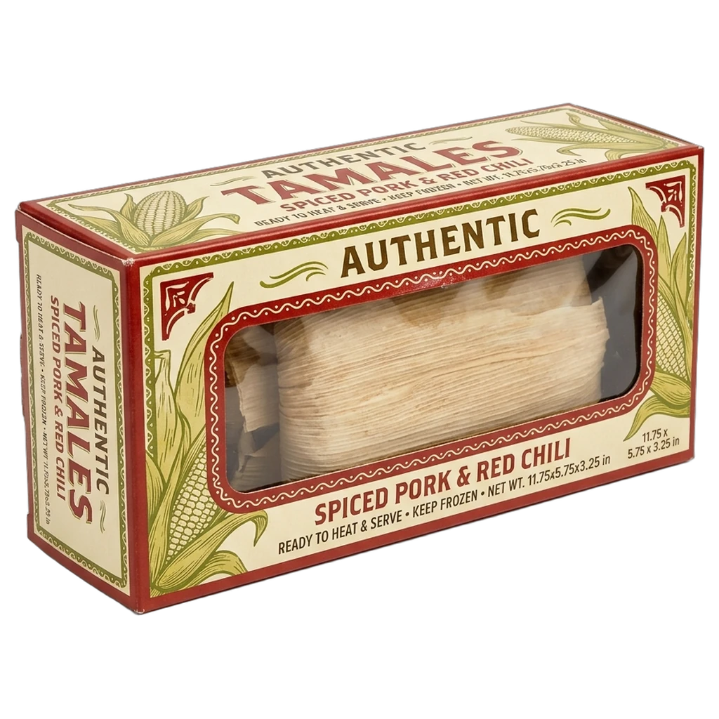Frozen Tamales Boxes